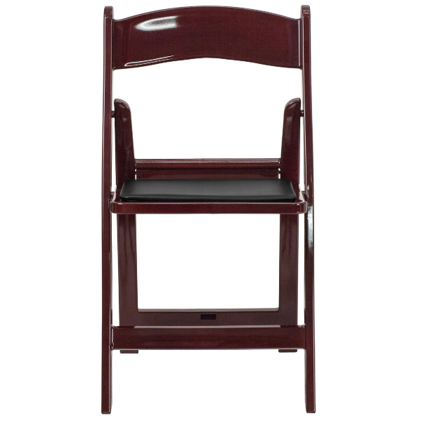 Mahogany  resin folding chair