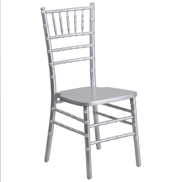 Silver Wooden Chiavari Chair