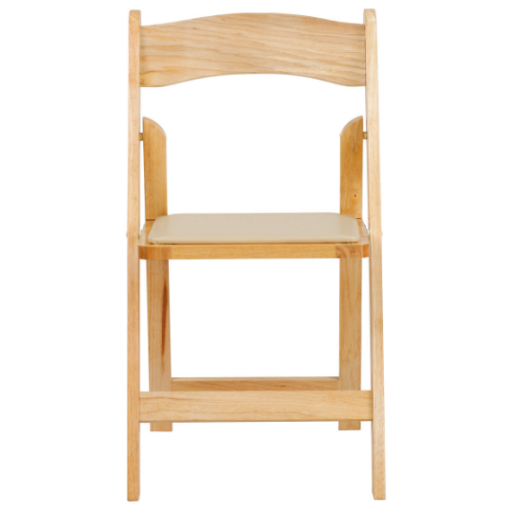 Natural Wooden Folding Chair