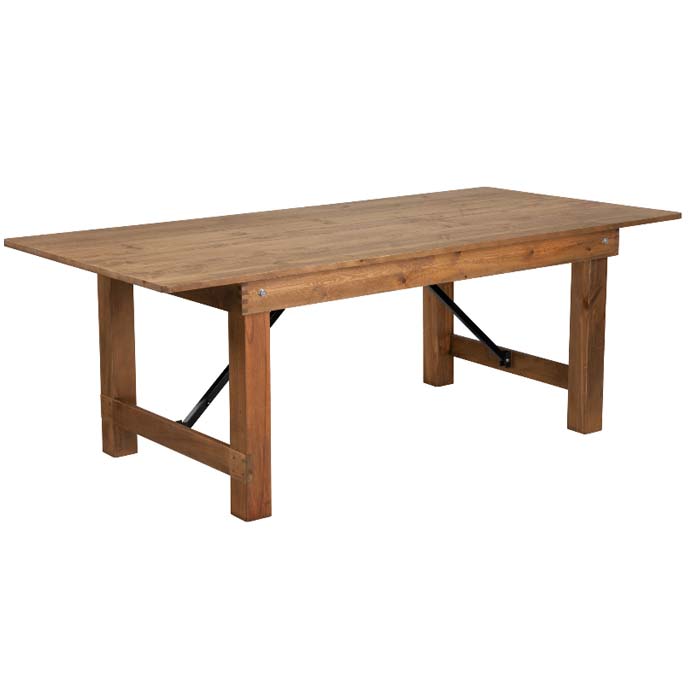 Wooden Folding Farm Table