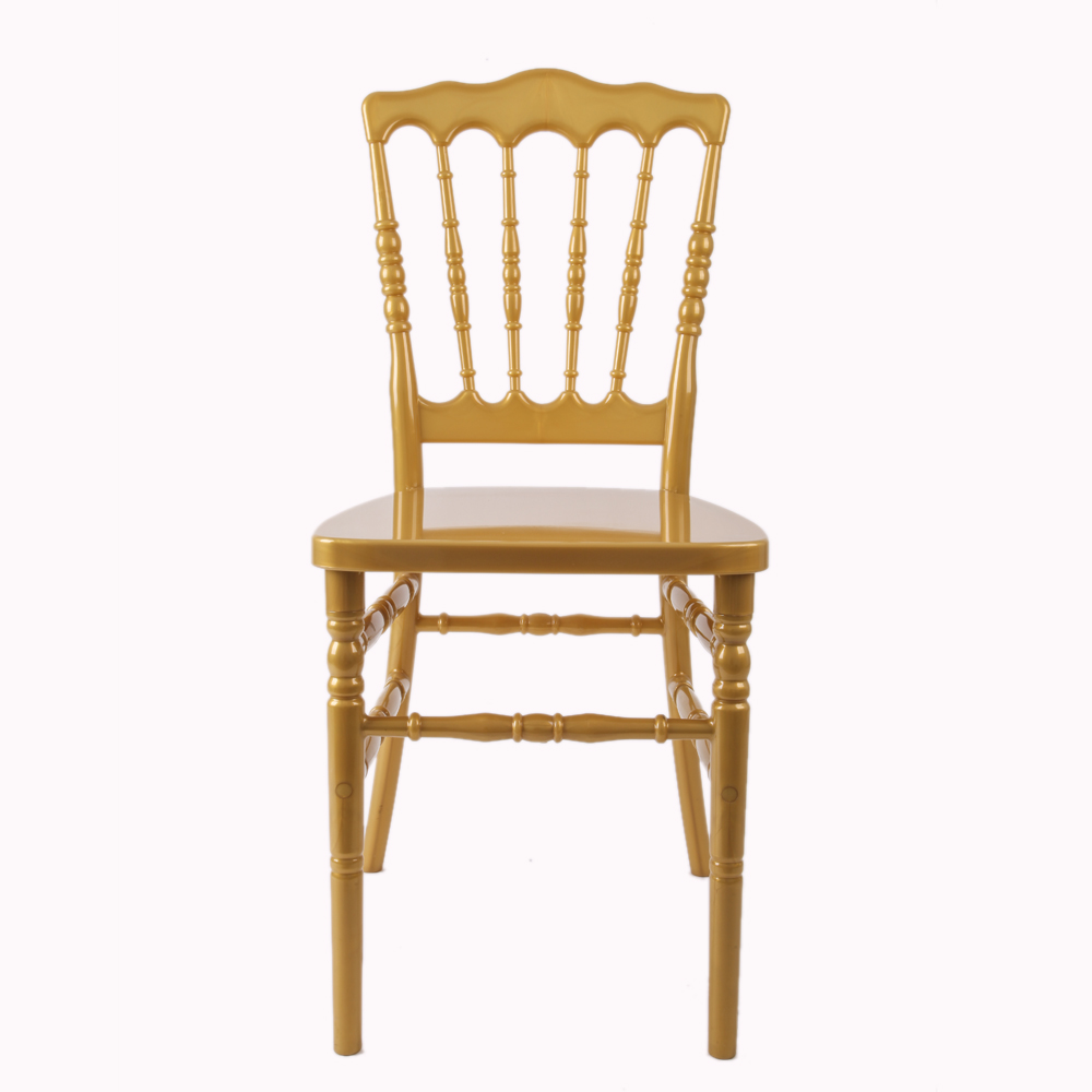 Gold Resin Napoleon Chair 